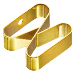 5 pcs - 331151702562, Contact Finger of Gold Plated Beryllium Copper With Mounting Screw 7.15mm x 2.5mm x 6.2mm