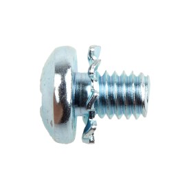 1 Bag of 100 - RS PRO M4 x 6 mmmm Zinc Plated Steel Pan Head Sems Screw, External Tooth Washer