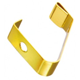 5 pcs - 331011452048, Contact Finger of Gold Plated Beryllium Copper With Mounting Screw 4.6mm x 2mm x 4.8mm