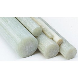 1 Lot of 3 - Tufnol® Natural Glass Fibre Laminated Plastic, 1.17m x 6mm Diameter