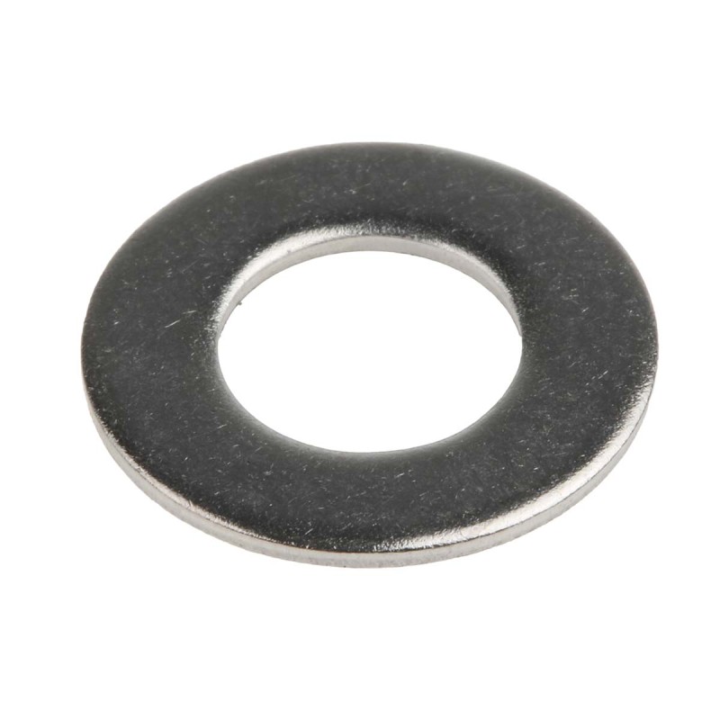 1 Bag of 100 - Stainless Steel Plain Washer, 1.25mm Thickness, M10 (Form B), A2 304