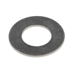 1 Bag of 100 - Stainless Steel Plain Washer, 1.25mm Thickness, M10 (Form B), A2 304