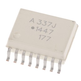 1 pcs - Broadcom, ACPL-337J-000E DC Input IGBT Gate Drive, MOSFET Output Optocoupler, Surface Mount, 16-Pin SO