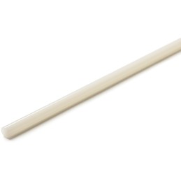 1 Lot of 5 - RS PRO White Nylon Rod, 1m x 10mm Diameter