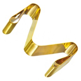 5 pcs - 331061603010, Contact Finger of Gold Plated Beryllium Copper With Mounting Screw 6mm x 3mm x 10mm