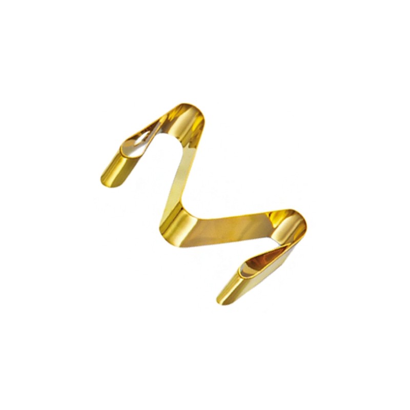 5 pcs - 331061603010, Contact Finger of Gold Plated Beryllium Copper With Mounting Screw 6mm x 3mm x 10mm