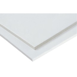 1 Lot of 5 - Tufnol® White Plastic Sheet, 590mm x 285mm x 1.5mm, Epoxy Resin, Glass Fibre