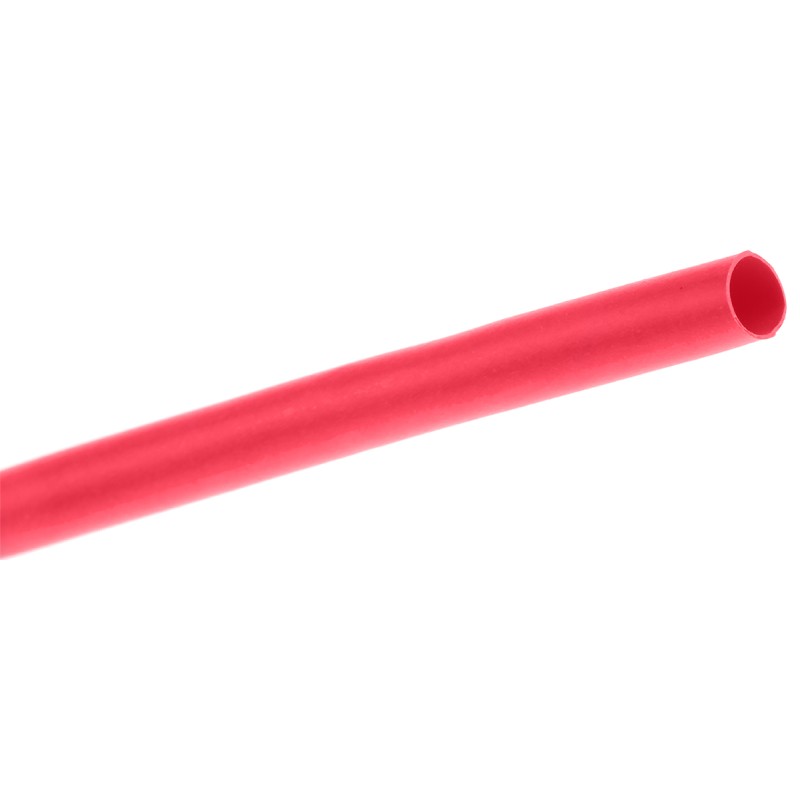 1 pcs - TE Connectivity Heat Shrink Tubing, Red 3mm Sleeve Dia. x 1.2m Length 3:1 Ratio, RNF-3000 Series