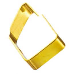 5 pcs - 331221602040, Contact Finger of Gold Plated Beryllium Copper With Mounting Screw 6mm x 2mm x 4mm