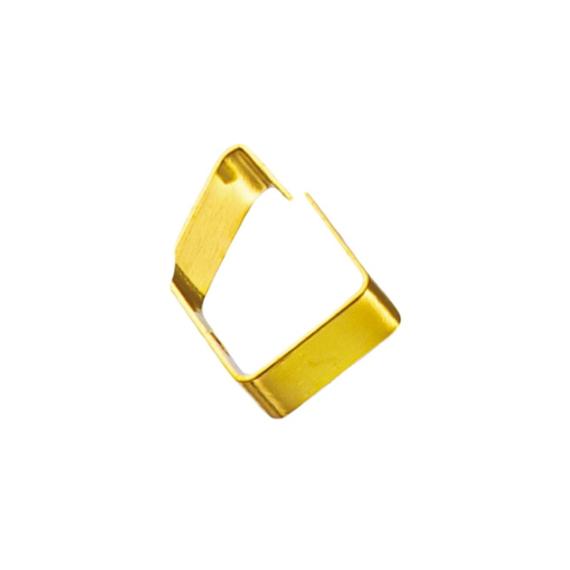 5 pcs - 331221602040, Contact Finger of Gold Plated Beryllium Copper With Mounting Screw 6mm x 2mm x 4mm