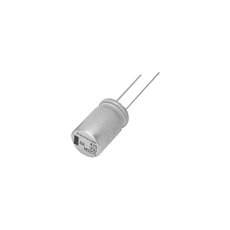 50 pcs - Nichicon 56μF Aluminium Electrolytic Capacitor 200V dc, Radial, Through Hole - UBX2D560MHL