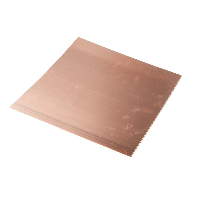 1 Lot of 5 - RS PRO Copper Metal Sheet 300mm x 300mm, 0.35mm Thick