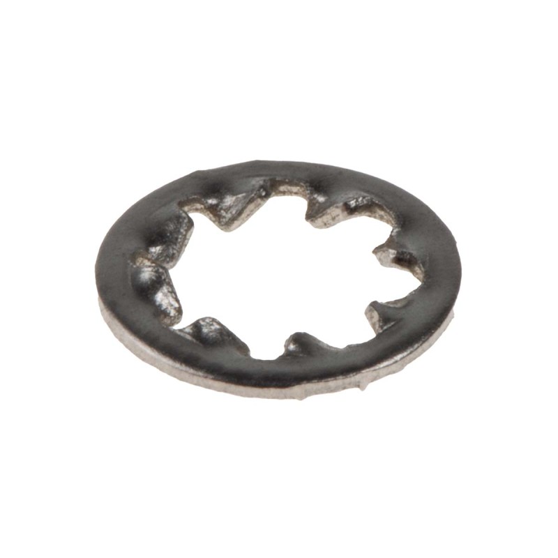 1 Bag of 100 - A2 304 Stainless Steel Internal Tooth Shakeproof Washer, M4, DIN 6797J