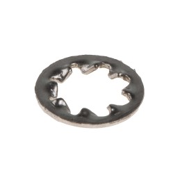 1 Bag of 100 - A2 304 Stainless Steel Internal Tooth Shakeproof Washer, M4, DIN 6797J