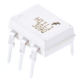25 pcs - Fairchild, H11L1M DC Input Logic Gate Output Optocoupler, Through Hole, 6-Pin DIP