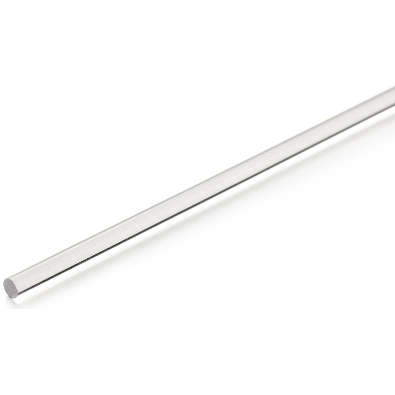 1 Lot of 5 - RS PRO Clear Acrylic Rod, 1m x 6mm Diameter