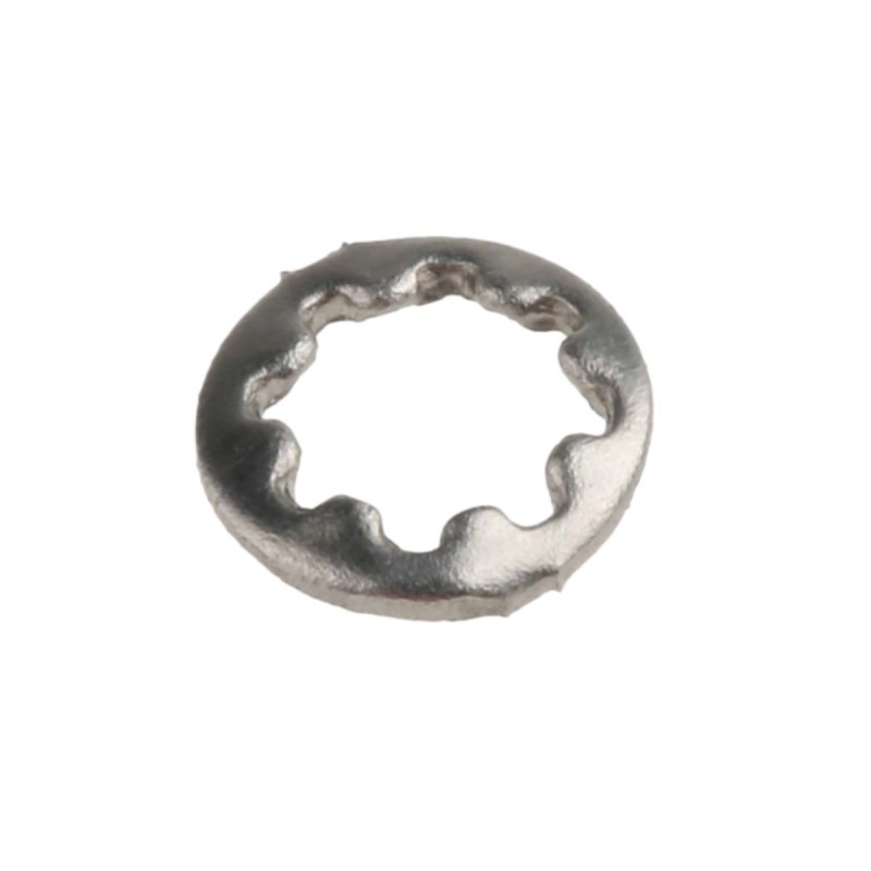 1 Bag of 100 - A2 304 Stainless Steel Internal Tooth Shakeproof Washer, M3, DIN 6797J