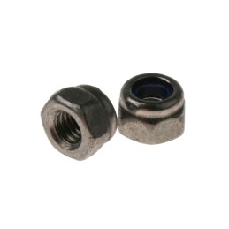 1 Bag of 100 - RS PRO, Plain Lock Nut, DIN 985, M3