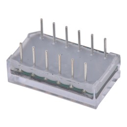 5 pcs - HCMS-2903 Broadcom 4 Digit Dot Matrix LED Display, 7 x 5 Dot Matrix Green 0.11 mcd 3.7mm