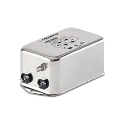 10 pcs - Schaffner, FN2090 30A 250 V ac/dc 0 - 400Hz, Chassis Mount EMI Filter, Stud, Single Phase