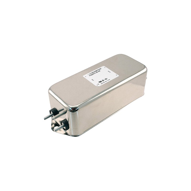 10 pcs - Schaffner, FN2070 25A 250 V ac/dc 400Hz, Chassis Mount EMI Filter, Stud, Single Phase