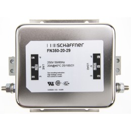 10 pcs - Schaffner, FN350 20A 250 V ac 400Hz, Chassis Mount EMC Filter, Terminal Block, Single Phase