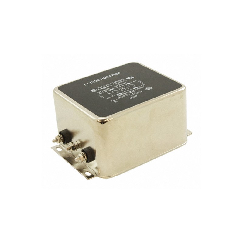 10 pcs - Schaffner, FN2070 16A 250 V ac/dc 400Hz, Chassis Mount EMI Filter, Stud, Single Phase