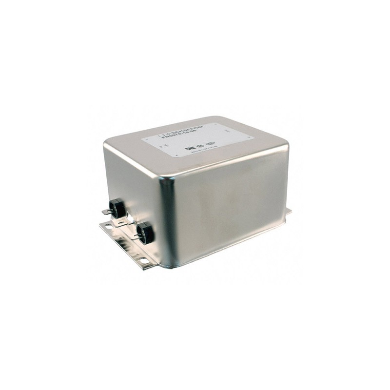 10 pcs - Schaffner, FN2070 16A 250 V ac/dc DC - 400Hz, Chassis Mount EMI Filter, Fast-On, Single Phase