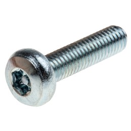 1 Bag of 100 - RS PRO Bright Zinc Plated Pan Steel Tamper Proof Security Screw, M5 x 20mm