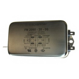 10 pcs - Schaffner, FN2090 20A 250 V ac/dc 0 - 400Hz, Flange Mount EMI Filter, Fast-On, Single Phase