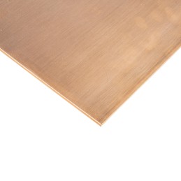 1 Lot of 5 - RS PRO Copper Metal Sheet 300mm x 300mm, 0.45mm Thick