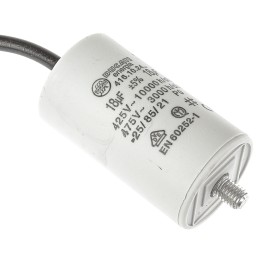1 pcs - Ducati Energia 4.16.10 Polypropylene Film Capacitor, 400 - 500V ac, ±5%, 18μF, Stud Mount