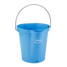1 pcs - 6L Plastic Blue Bucket With Handle