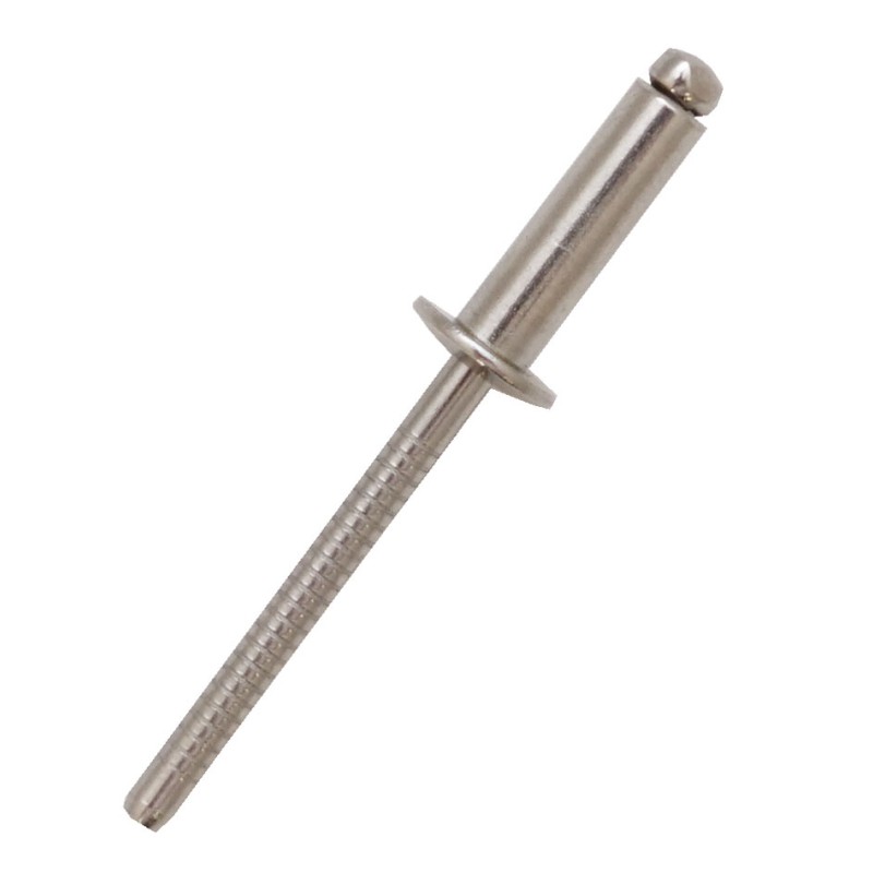 1 Bag of 100 - RS PRO Stainless Steel Blind Rivet, 4.8mm