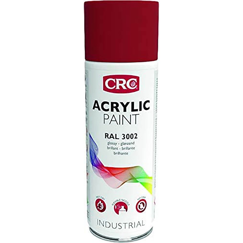 1 pcs - CRC 400ml Red Hard Wearing Spray Paint
