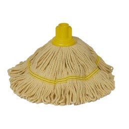 1 pcs - Vikan 200g Yellow Cotton Mop and Handle