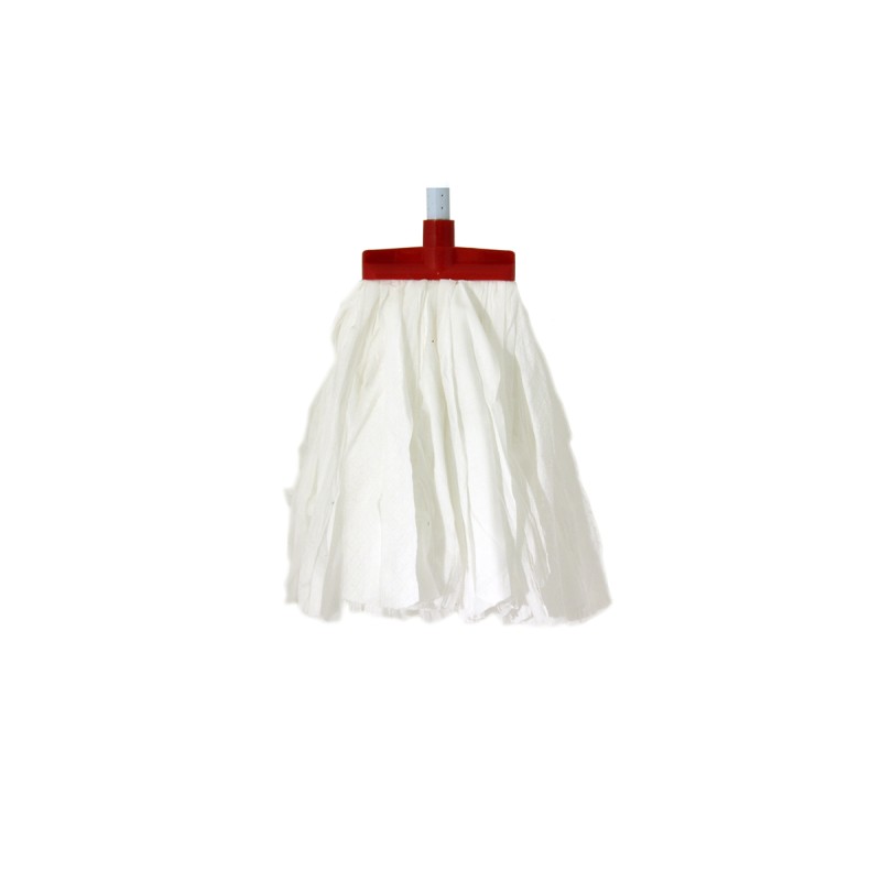 1 pcs - RS PRO 28.5cm Red Mop Head for use with Handle Code:2187727