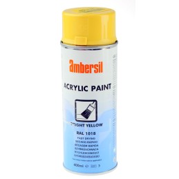 1 pcs - Ambersil 400ml Yellow Gloss Spray Paint