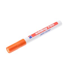 1 pcs - Edding Orange 2 - 4mm Medium Tip Paint Marker Pen for use with Glass, Metal, Plastic, Wood