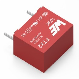 1 pcs - Wurth Elektronik WCAP-FTXX Film Capacitor, 310V ac, ±10%, 4.7μF, Through Hole