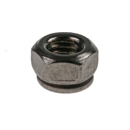 1 Bag of 100 - RS PRO, Plain Lock Nut, DIN 985, M4