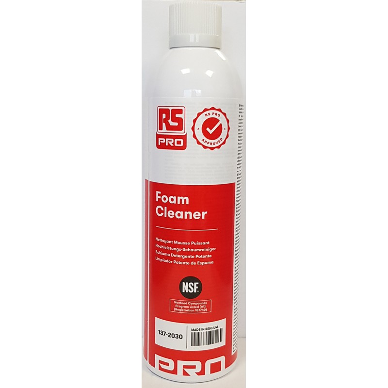 1 pcs - RS PRO,Food Safe Foam Cleaner 500 ml Aerosol