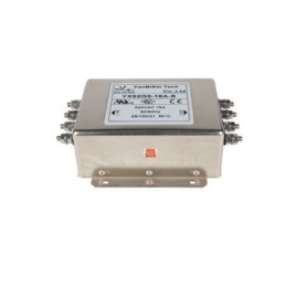 15 pcs - RS PRO 16A 300/520 V ac 50/60Hz, Chassis Mount Power Line Filter, Screw 3 Phase