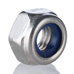 1 Bag of 100 - RS PRO, Plain Lock Nut, DIN 985, M5