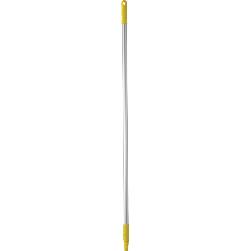 1 pcs - Vikan Yellow Anodised Aluminium, Polypropylene Mop Handle, 1.26m