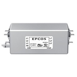 16 pcs - EPCOS, B84143A*166 20A 300/520 V ac 50 - 60Hz, Chassis Mount EMC Filter, Terminal Block 3 Phase