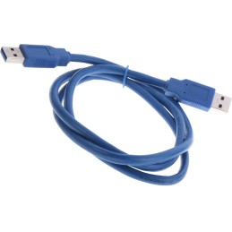 1 pcs - RS PRO USB 3.0 Cable, Male USB A to Male USB A Cable, 1m