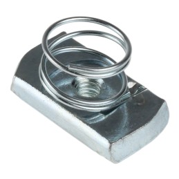 1 Pack of 10 - Unistrut Channel Nut, M6, Nut Base Dimensions 21 x 41mm, Steel, 0.03kg