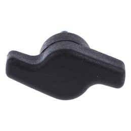 1 Pack of 10 - RS PRO Black Wing Clamping Knob, M6, Threaded Stud