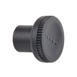 1 Pack of 10 - RS PRO Black Knurled Clamping Knob, M4, Threaded Hole